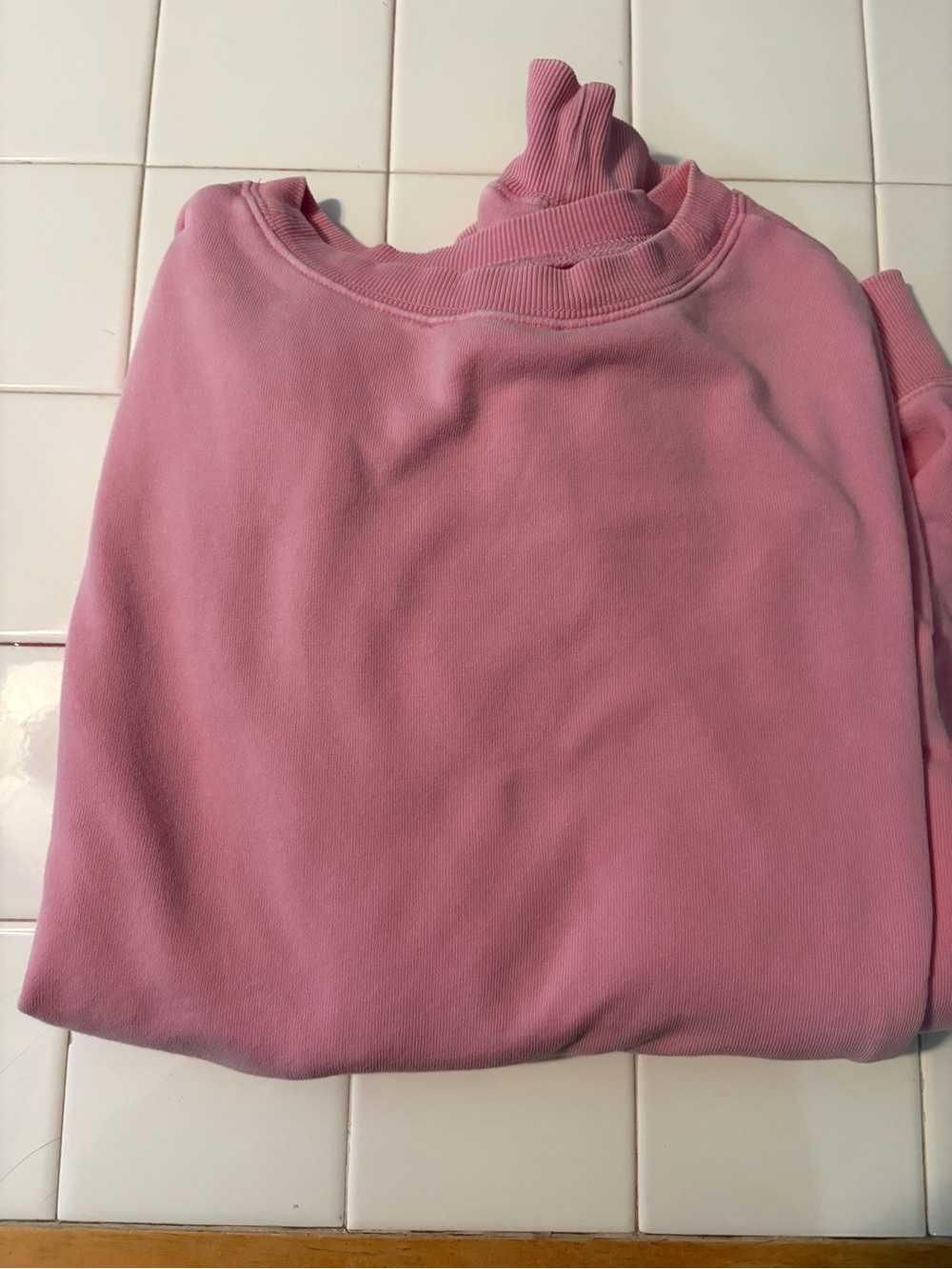 Light pink crew neck